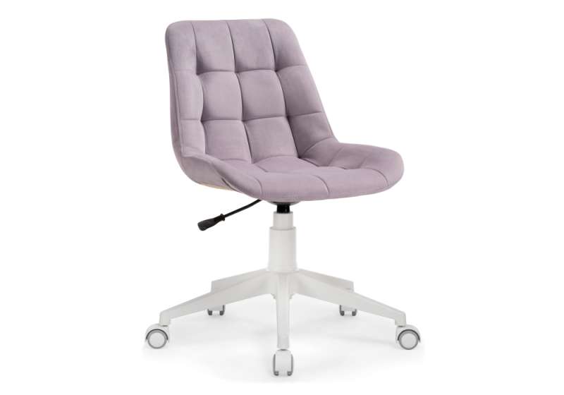 Офисное кресло Келми 1 светло-лиловый / белый (51x61x78). 