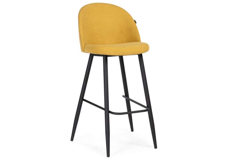 Барный стул Сондре горчичный / черный (50x60x106). 
