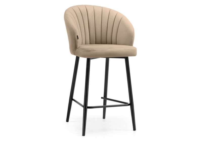 Барный стул Бэнбу velutto 05 / черный (55x56x97). 