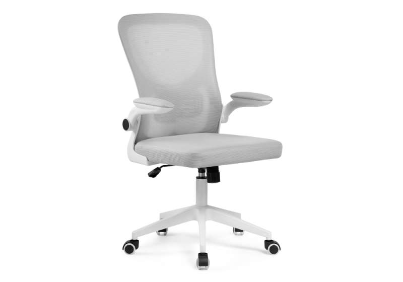 Офисное кресло Konfi light gray / white (60x66x102). 