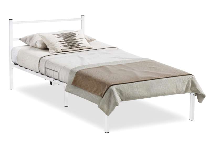 Кровать Фади 90х200 белая (92x201x70). 