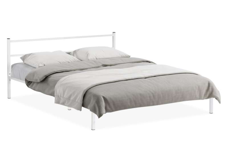 Кровать Фади 120х200 белая (121x201x70). 