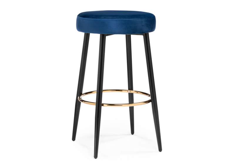 Барный стул dark blue (42x42x75). 