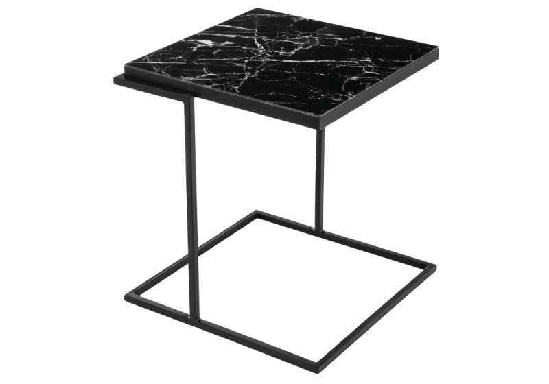 Журнальный стол Сноу черный (45x52). 