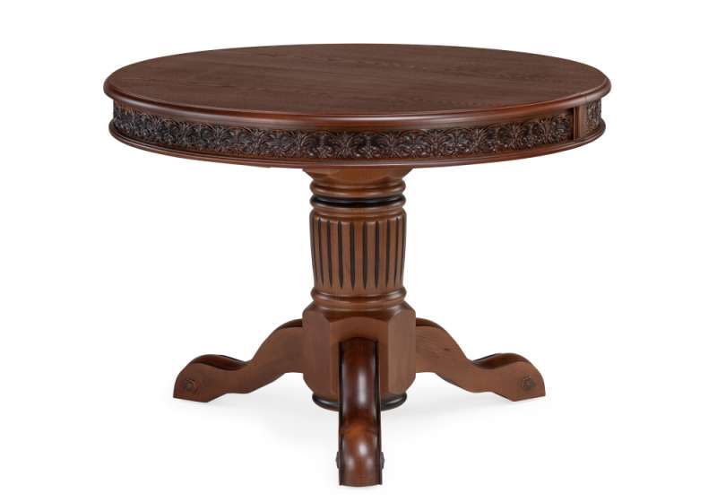 Стол деревянный Коул орех / коричневая патина (110x78). 