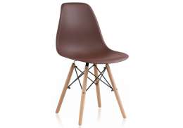 Пластиковый стул Eames PC-015 brown (46x52x83)