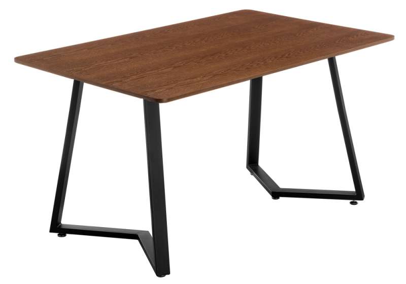 Обеденный стол Kont 120 dark walnut (80x75). 