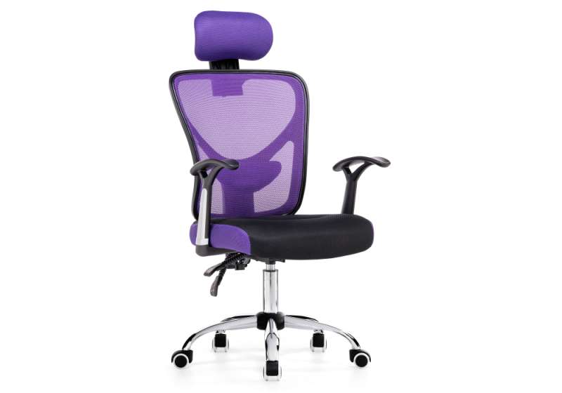 Компьютерное кресло Lody 1 фиолетовое / черное (60x68x113). 