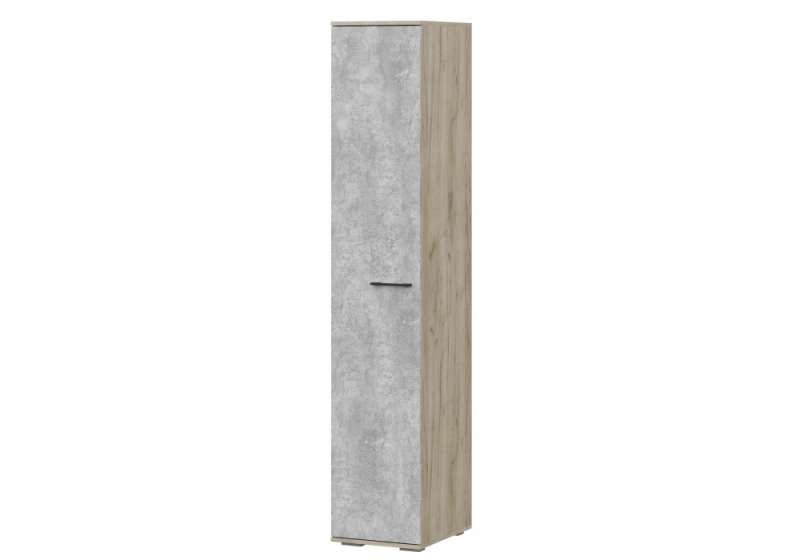 Шкафы Вальс ШК-400 дуб крафт серый / бетонный камень (40x50x212). 