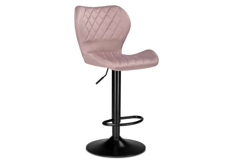 Барный стул Porch pink / black (46x49x88). 