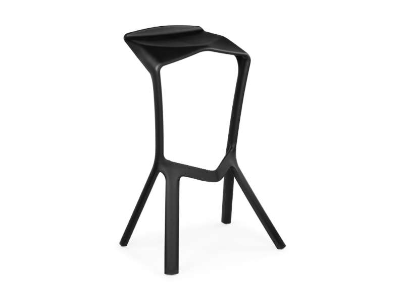 Барный стул Mega black (50x43x80). 