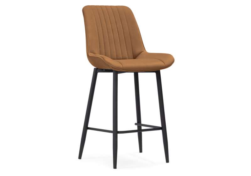 Барный стул Седа К кирпичный / черный (49x57x102). 