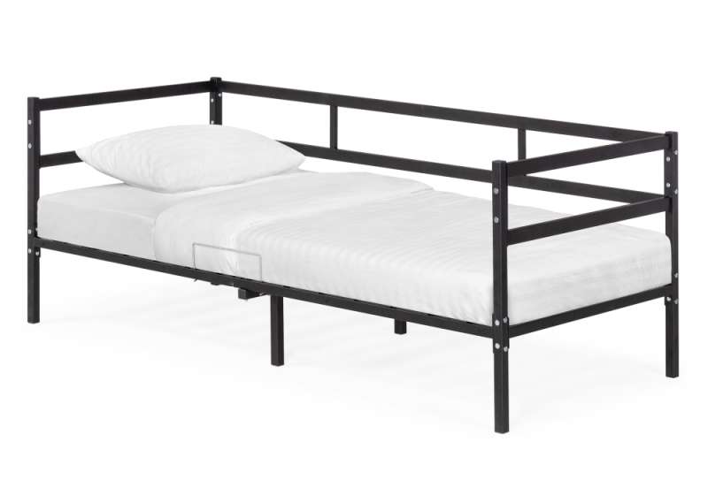Кровать Лавли 90х190 черная (90x196x75). 