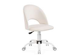 Офисное кресло Ирре молочное / белое (56x60x87)