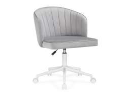 Офисное кресло Дэни светло-серый / белый (62x62x80)