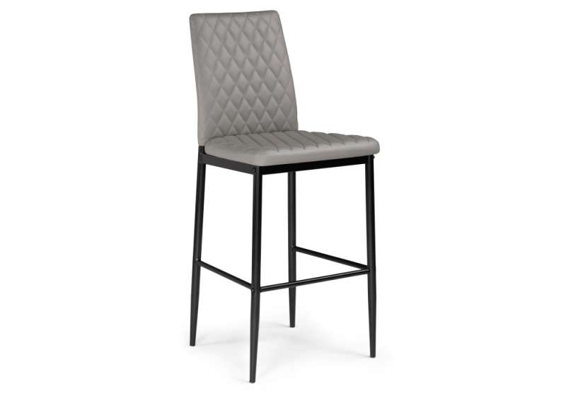 Барный стул Teon gray / black (41x50x100). 
